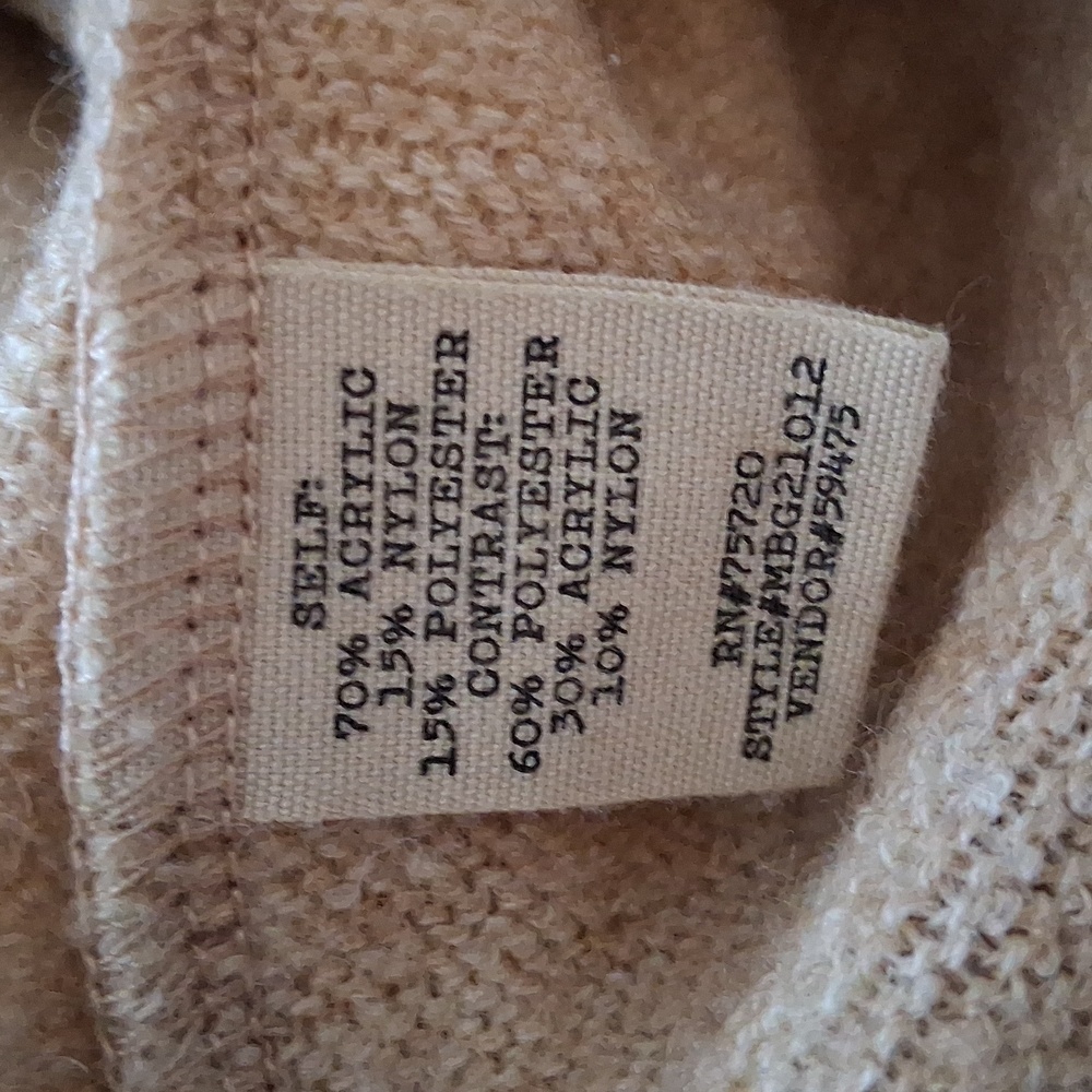 Gimmicks by BKE Tan Cowl Neck Sweater - Picture 8 of 8